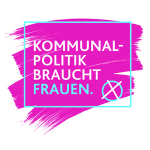 Logo der Kampagne Kommunalpolitik braucht Frauen