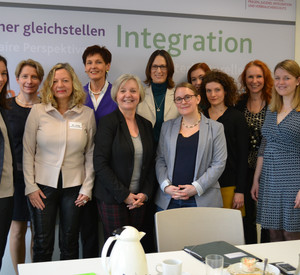 Frauenminsiterin Anne Spiegel trifft anlässlich des Weltfrauentages Frauen in Führungspositionen 