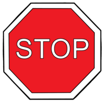 Ein Stoppschild