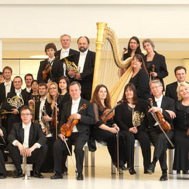Gruppenfoto des Staatsorchesters Rheinische Philharmonie 