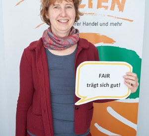 Staatssekretärin Dr. Christiane Rohleder besuchte die FAIRE WELTEN Ausstellung